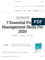 7 Essential Project Management Skills for 2020