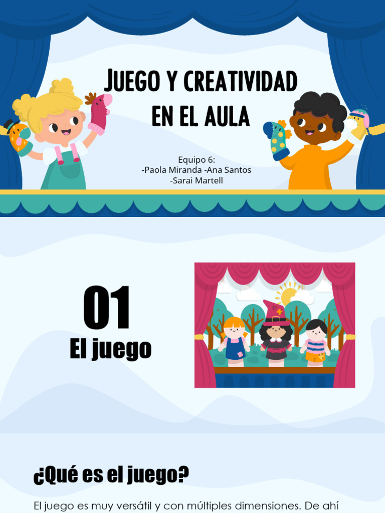 Juego Y Creatividad En El Aula Pdf Creatividad Aprendizaje
