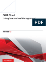 SCM Cloud Using Innovation Management
