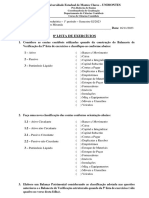 8 Lista de Exercícios