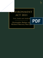 Christopher Badger - Richard Macrory - Environment Act 2021 - Text, Guide and Analysis-Hart Publishing (2022)