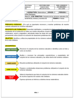 Plan de Clases 5° Matematica #1