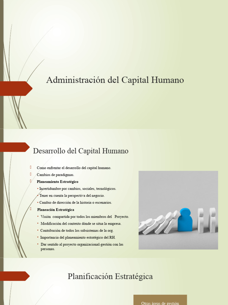 Administración del Capital Humano | PDF | Planificación | Planificación