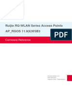 Ruijie RG-WLAN Series Access Points Command Reference, RGOS11.9(6)W3B3 (V1.0)