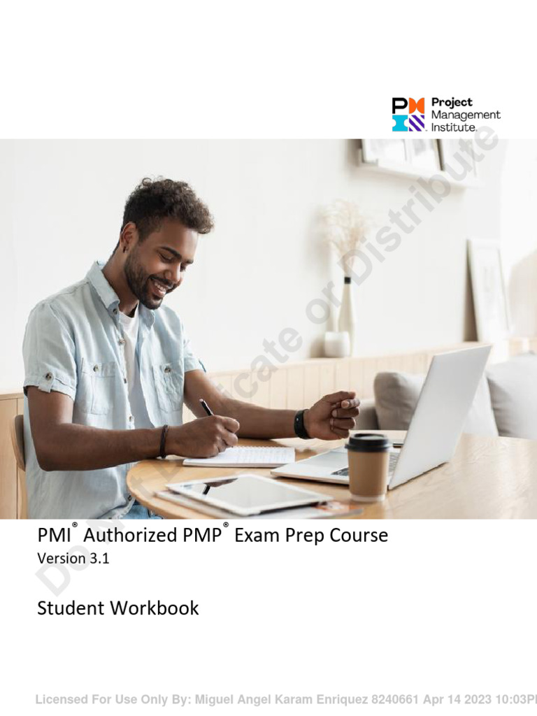 Student Workbook | PDF | Project Management Professional | Project ...