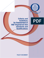 2.4.1 SAQA Criteria and Guidelines For Assessment