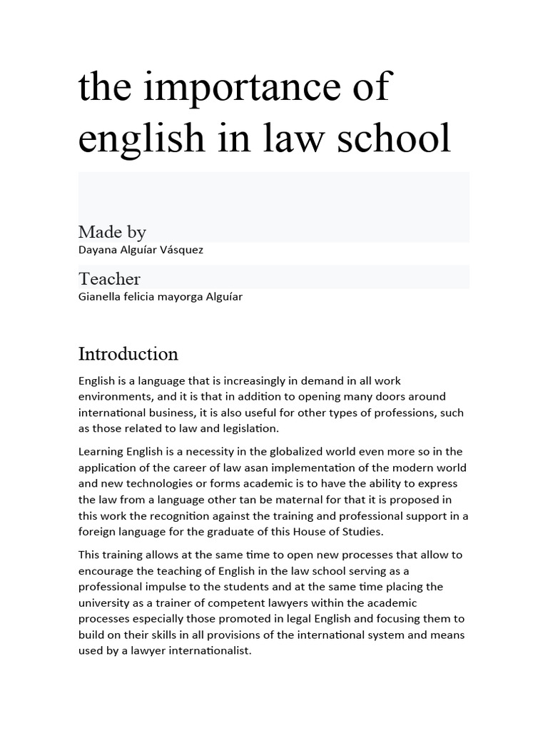 the-importance-of-english-in-law-school-pdf-english-language