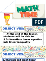 Lesson 7 Linear Inequality