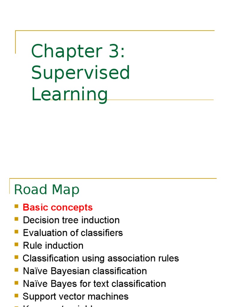 Supervised Learning Techniques Overview | PDF | Statistical ...