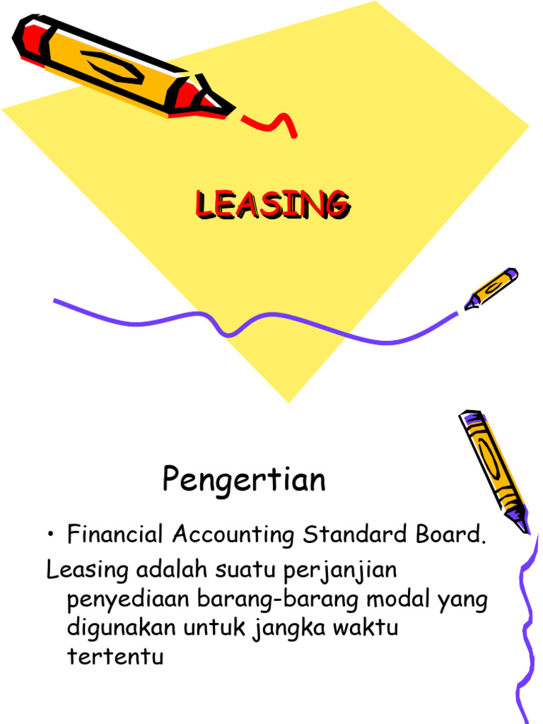 Panduan Lengkap tentang Leasing dan Jenisnya | PDF | Pengelolaan ...