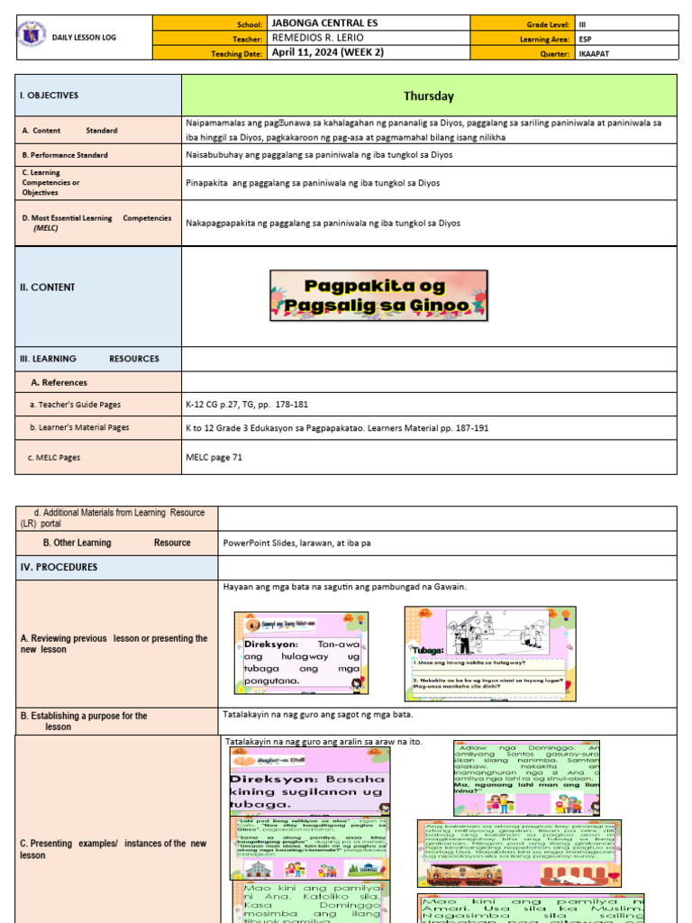 Week 2 DLL | PDF