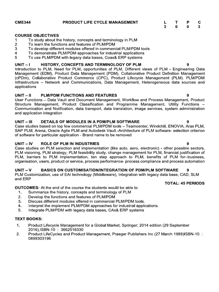 Product Life Cycle Management Pdf