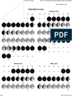 Calendario Lunar 2022