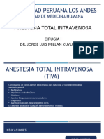 Anestesia Total Intravenosa (Tiva)