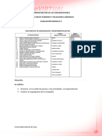 Módulo 4 - Evaluación - Departamentalización