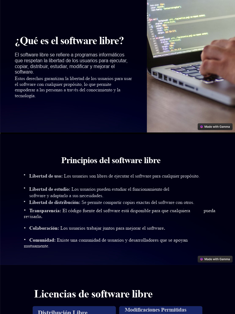 Software Libre (E) | PDF | Software libre | Software de la aplicacion
