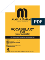 Daily Vocabulary For Intermediate