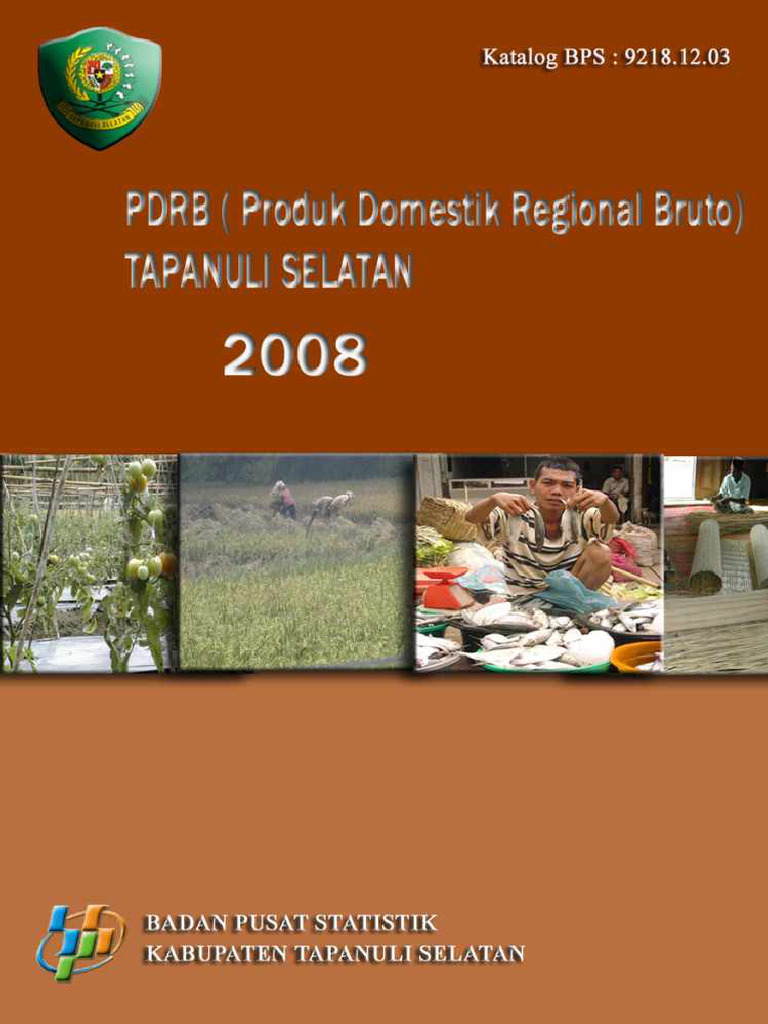PDRB Kabupaten Tapanuli Selatan 2008 | PDF | Ilmu Sosial