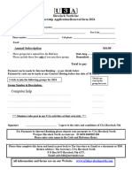 U3a Enrolment Form 2024