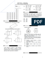 Prova de Matemática9º Ano