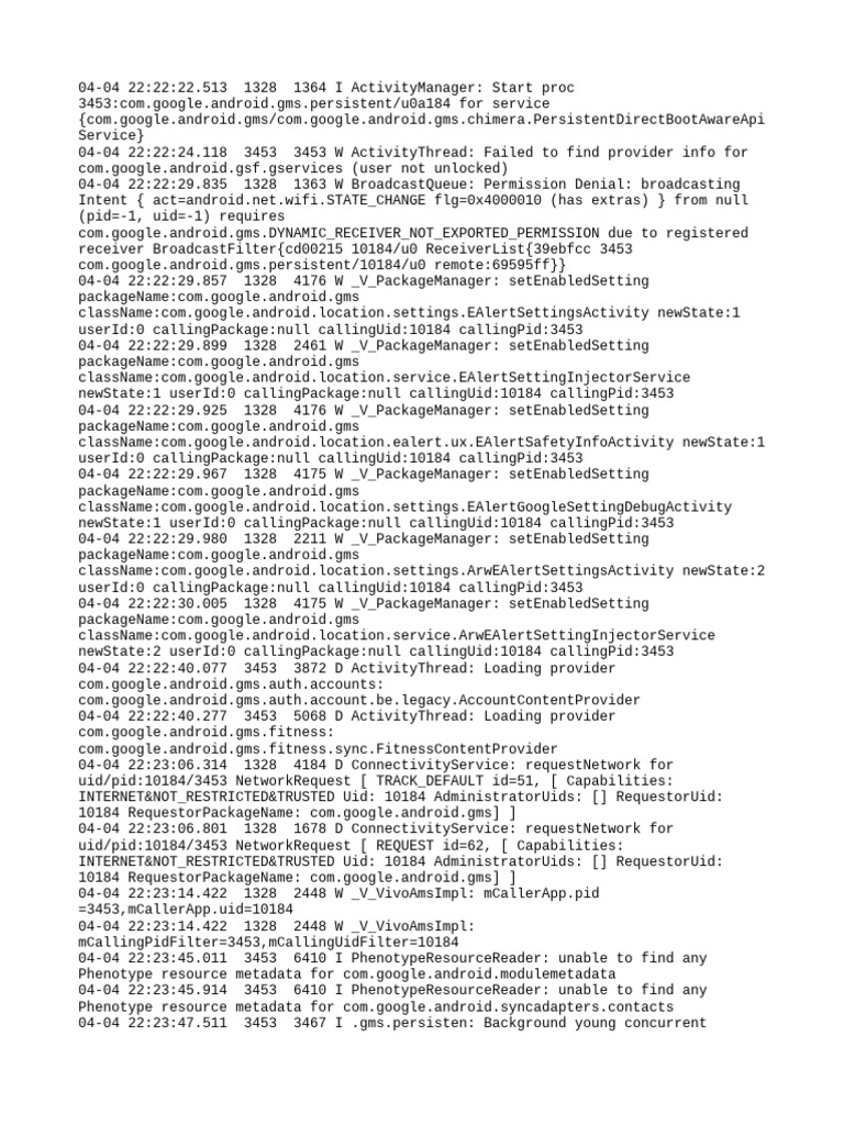 Log | PDF | Computing Platforms | Software