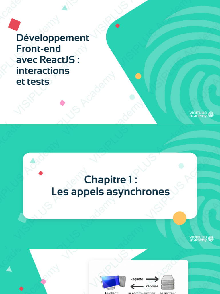 Développement Front-end avec ReactJS | PDF | Couche application ...