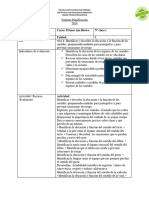 Planificación Ciencias 1ºaño Marzo X.Torres