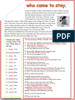 Past Simple Short Reading Act. Pre Intermediate