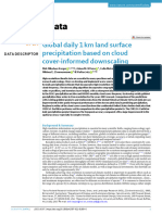 Global Daily 1 KM Land Surface Precipitation Based On Cloud Cover-Informed Downscaling