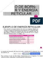 Ciclo de Born-Haber y Energía Reticular - Estructuras de Lewis