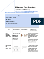 Lesson Plans 10 - 12 & 10 - 19