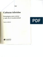 García Canclini, Las Culturas Híbridas en Tiempos Globalizados