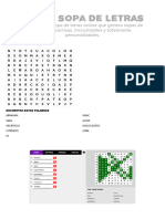 Crear Sopa de Letras - Online, Gratuito e Interactivo