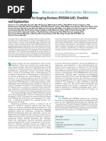 Updated Guidance for Scoping Reviews | PDF | Systematic Review ...