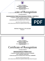 Certificate Sponsors