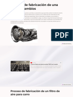 Proceso de Fabricacion de Una Caja de Cambios