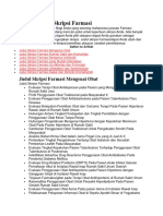 Contoh Judul Skripsi Farmasi