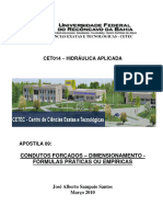 09-CONDUTOS FORÇADOS-FÓRMULAS PRÁTICAS OU EMPÍRICAS