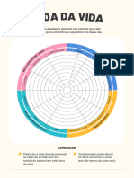 Folha Com Roda de Vida Delicado Colorido