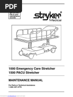 1005 Stryker Stretcher Maintenance Manual | PDF | Screw