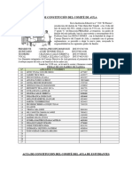 Acta de Los Padres de Familia