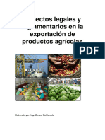 Aspectos legales y reglamentarios en la exportación de productos agrícolas