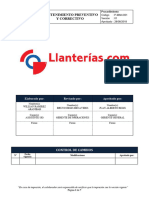 Mantenimiento Preventivo y Correctivo