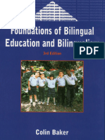 Colin Baker Foundations of Bilingual Education and Bilingualism Bilingual Education and Bilingualism 27 2001 (3) 1 497-1-250