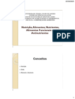 Nutrição Nutrientes Alimentos Funcionais Antinutrientes 23.1 - Fab