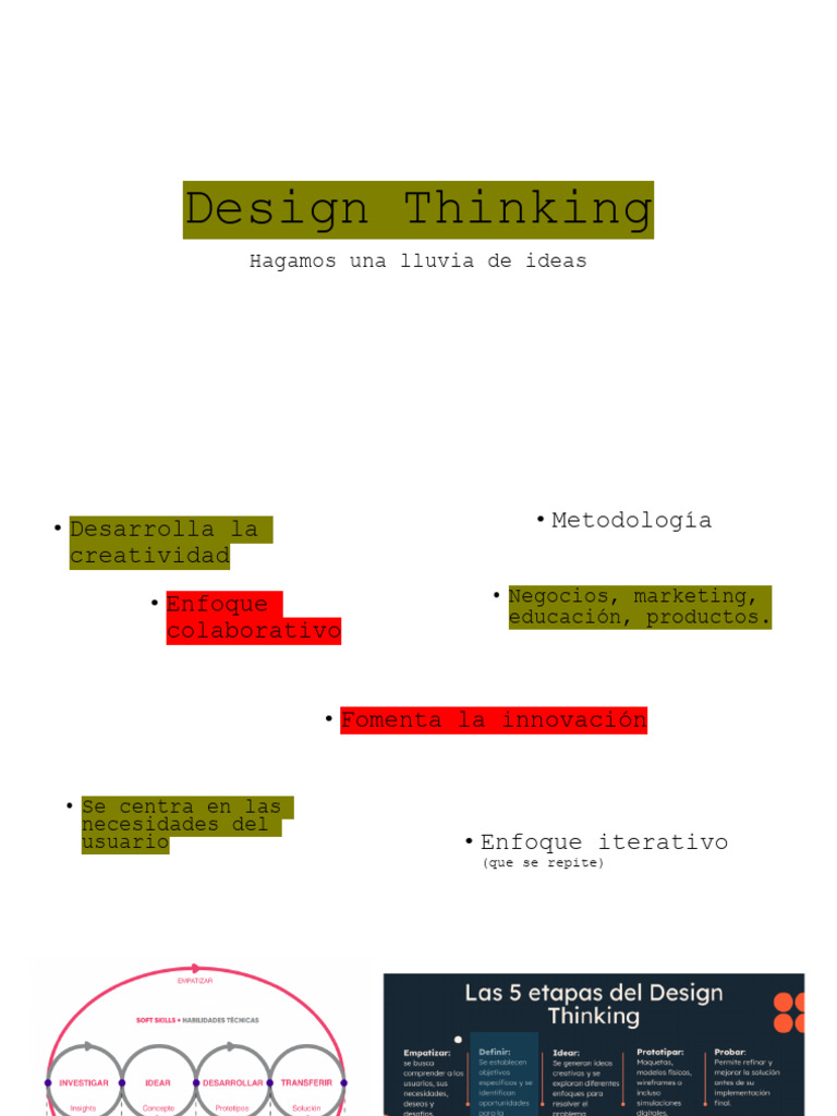 Metodología de Design Thinking y Prototipos | PDF | Arte