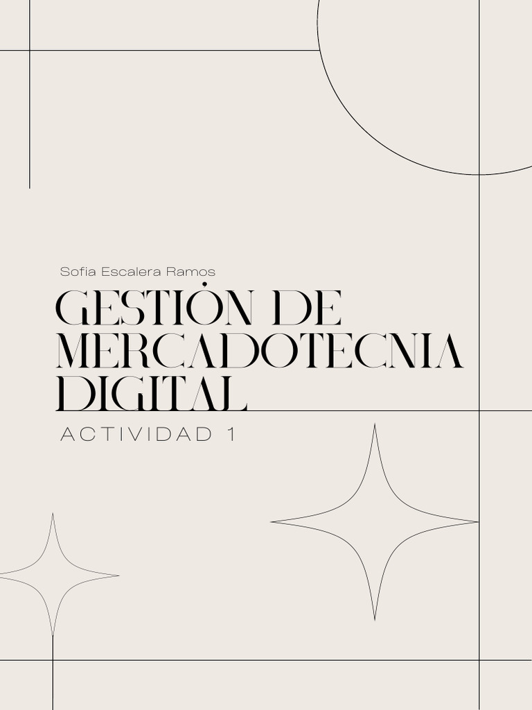 Gestión de Mercadotecnia Digital Actividad 1 | PDF | Producto (Negocio ...