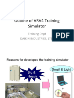 Outline of VRV4 Training Simulator & 3D