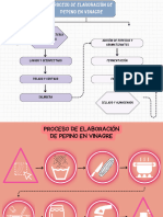 Proceso de Elaboración de Pepino en Vinagre