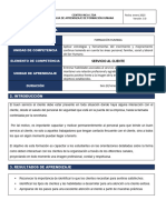 Servicio Al Cliente: Módulo de Formación Unidad de Competencia Elemento de Competencia